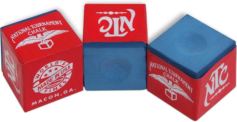 Silver Cup National Tournament Pool cue Billiard Premium Chalk - ONE Dozen - Image 3